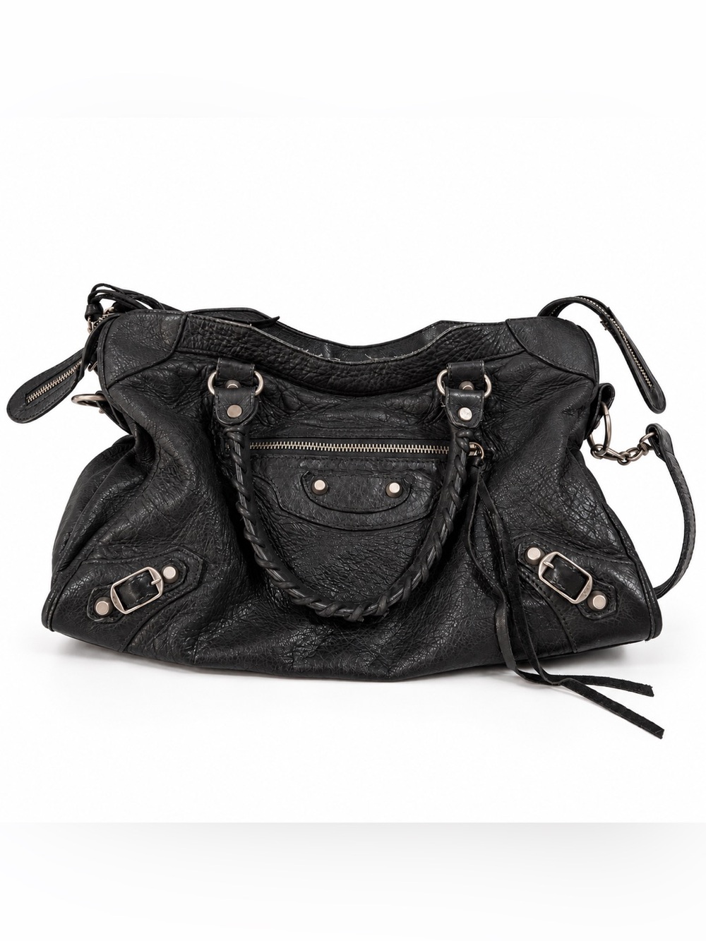 Balenciaga Black City "Motorcross" Bag - Vintage - 2001 First Release